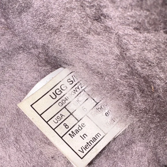 UGG Women's Purple and Grey Slippers - Picture 5 of 5